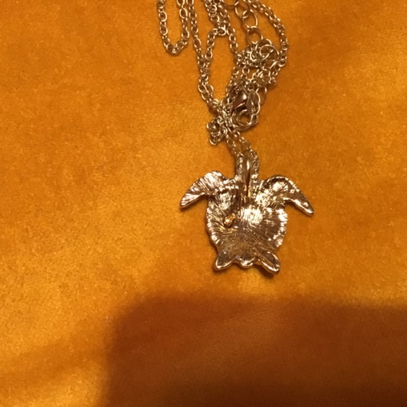 Beautiful silver sea turtles with gold necklace - Picture 7 of 8